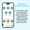 Select to view 'Buy now customize later Petsies' image