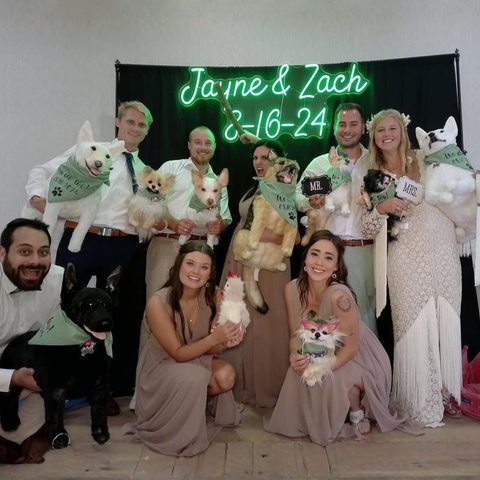 Wedding gift stuffed animals 