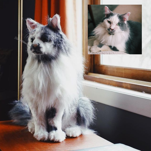 Cat stuffed animal by Petsies
