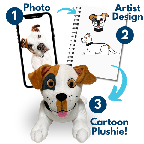 Cartoonize your pet plush