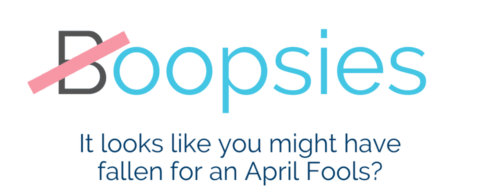 April fools jokes