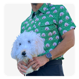 personalized golf shirt with your pets face