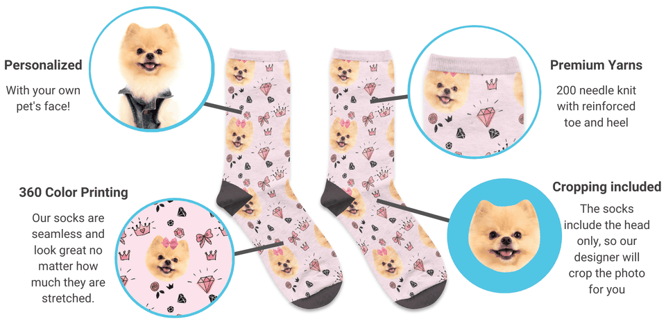 pet princess socks