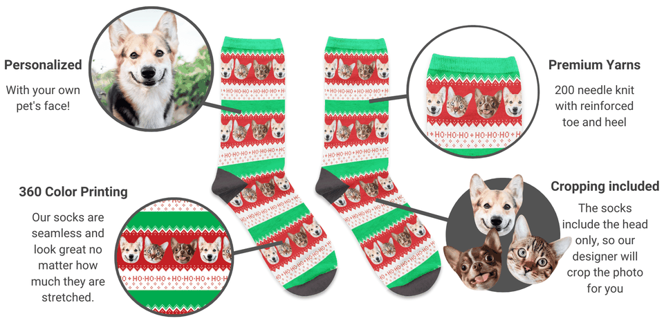 ugly sweater socks 