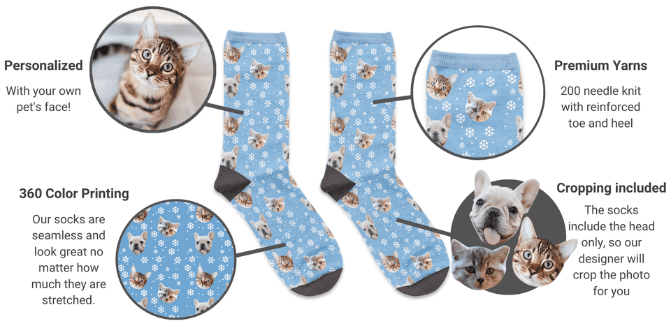 snowflake socks