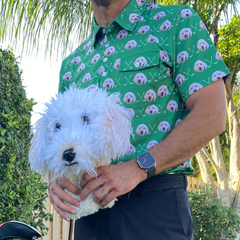 personalized golf shirt with your pets face