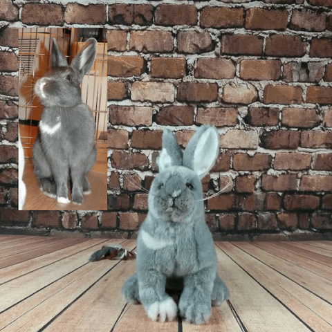 Personalized Bunny Stuffed Animal Plush Lookalike 11