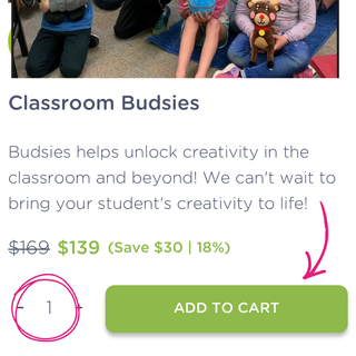 Budsies for Teachers