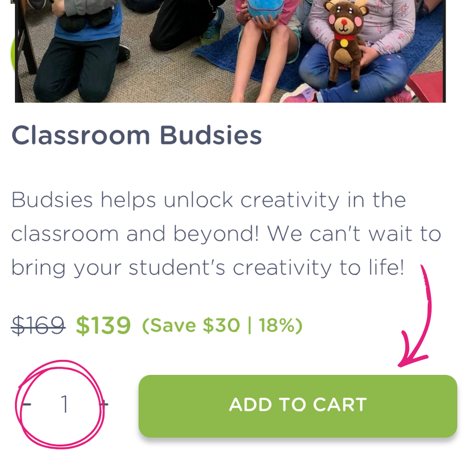 Budsies for Teachers