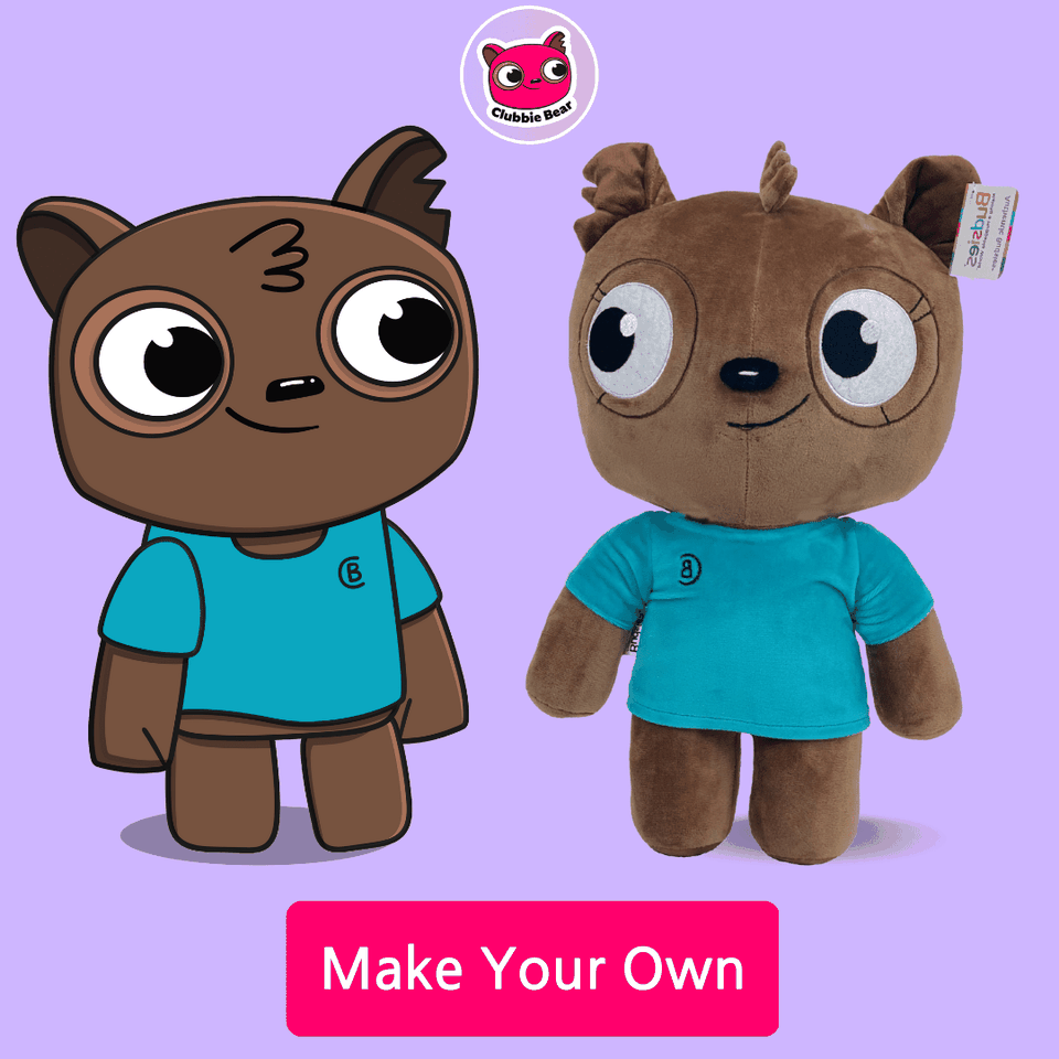 clubbie bear NFT plush