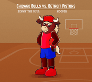 Select to view 'Chicago Bulls vs. Detroit Pistons' image
