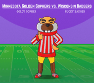 Select to view 'Minnesota Golden Gophers vs. Wisconsin Badgers' image