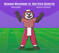 Select to view 'Michigan Wolverines vs. Ohio State Buckeyes' image
