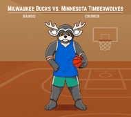 Select to view 'Milwaukee Bucks vs. Minnesota Timberwolves' image