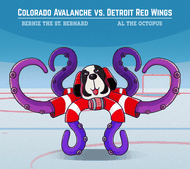 Select to view 'Colorado Avalanche vs. Detroit Red Wings' image