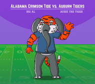 Select to view 'Alabama Crimson Tide vs. Auburn Tigers' image