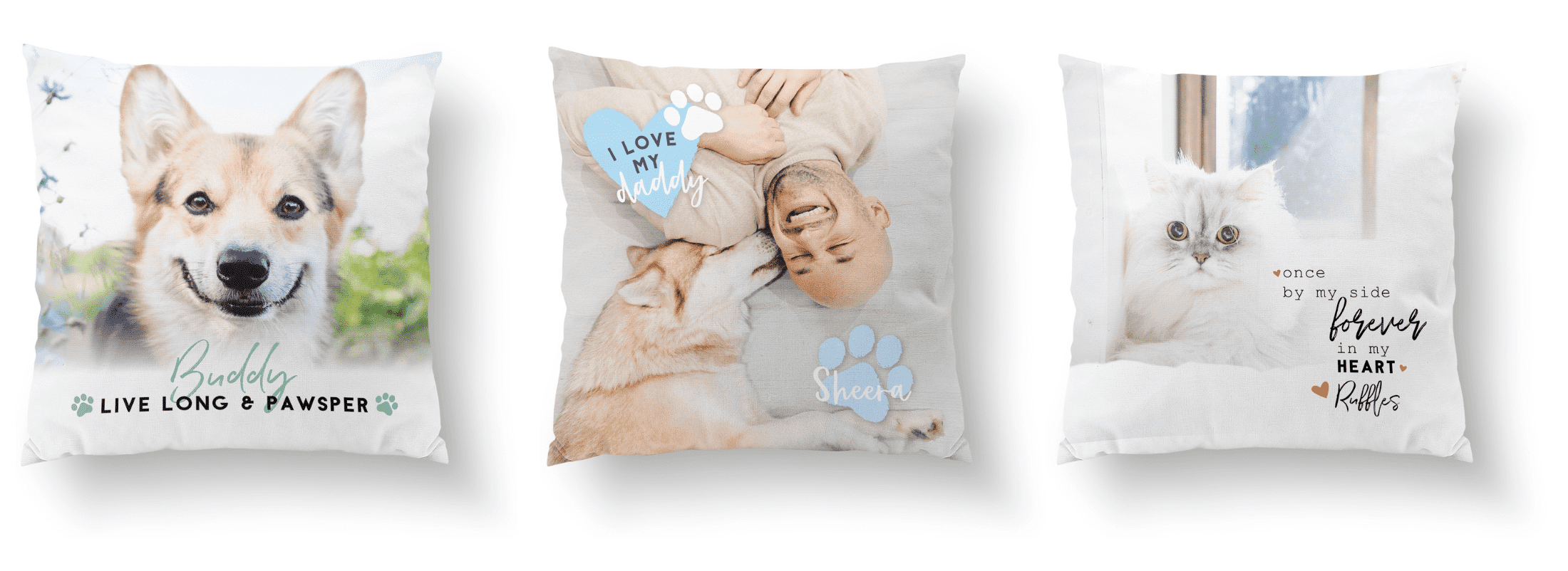 photo pillow gifts with your pets photos 