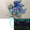 Select to view 'custom world of warcraft undead mount plushie' image