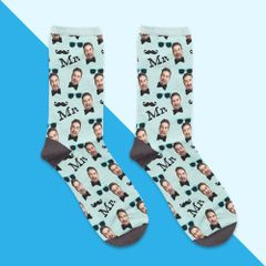 Custom wedding socks