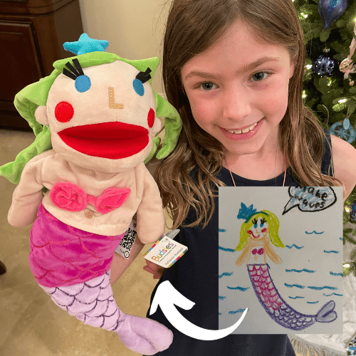 custom hand puppet by Budsies
