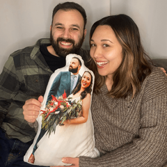 Custom wedding pillow