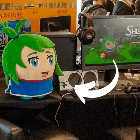 custom video game character stuffed animal