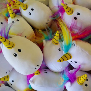 Uno the unicorn stuffed animal