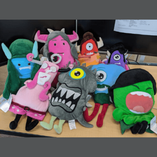 google mascot stuffed animals