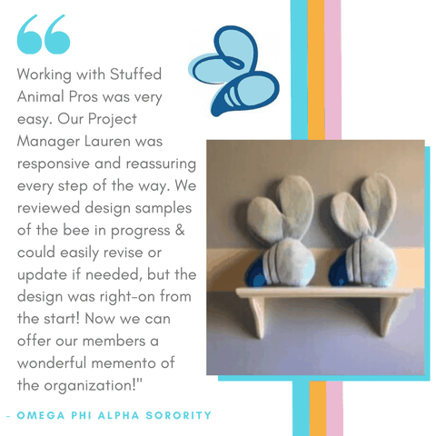 school sorority mascot stuffed animal 