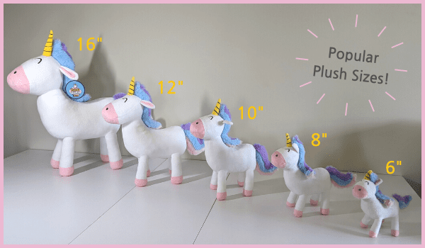 custom bulk plush stuffed animal sizes