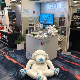 zen dog mascot stuffed animals