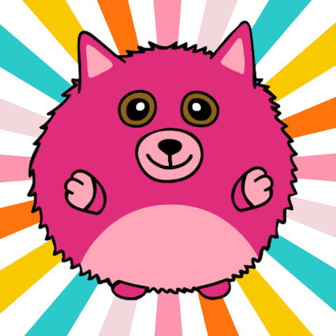 Bright Pink Rosie the Waggable
